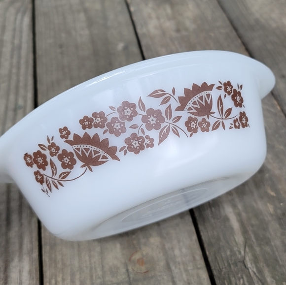 Vtg Glasbake Pennsylvania Dutch Casserole Dish - Picture 7 of 16